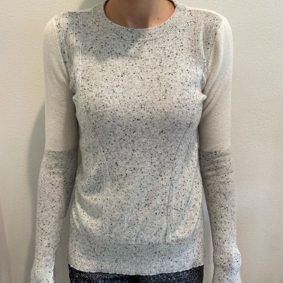 Rag & Bone Mixed Print Cashmere Sweater - Picture 2 of 10